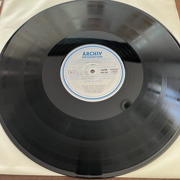 G.F. Händel Samson Karl Richter 4xVinyl LP Box Set 1968 Archiv Produktion - Picture 7 of 14